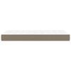vidaXL Pocketveringmatras medium 100x200x20 cm stof taupe