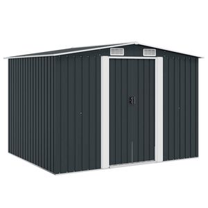 vidaXL Tuinberging 257x205x178 cm staal antraciet