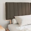 vidaXL Bedframe met Gevoerd Hoofdgedeelte Taupe 160 x 200 cm