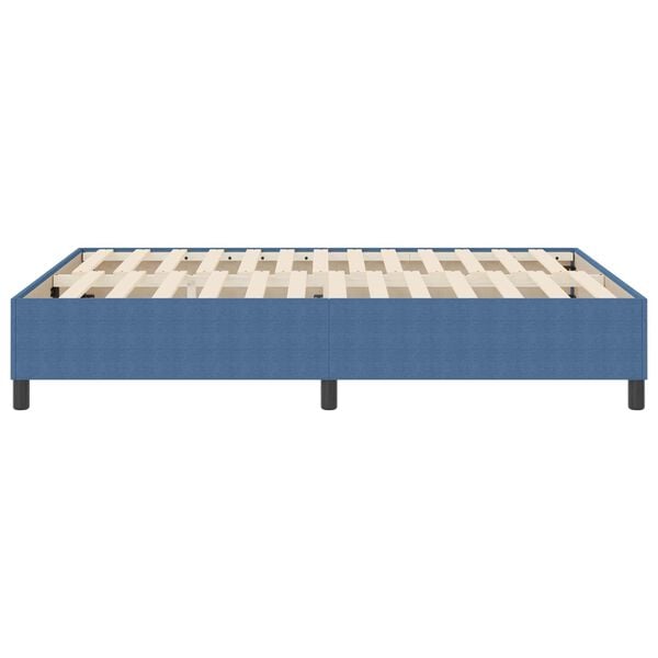 vidaXL Platform bedframe Blauw 140 x 200 cm Stof