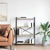 vidaXL Boekenkast Sonoma Eiken 80 x 30 x 120 cm Bewerkt hout