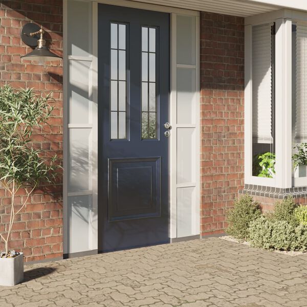 vidaXL Raamfolie mat 60x2000 cm PVC grijs