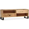 vidaXL Tv-meubel 120x30x40 cm massief mangohout
