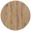 vidaXL Tafelblad &Oslash; 60 x 1,5 cm Rond Bewerkt hout