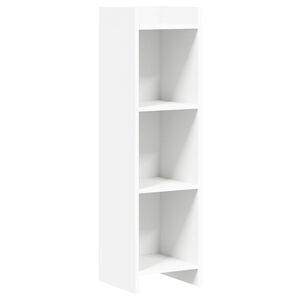 vidaXL Boekenkast Wit 30 x 30 x 111 cm Bewerkt hout