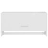 vidaXL Kledingkast 70x32,5x35 cm bewerkt hout wit