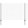 vidaXL gelast draadhek met palen 10 x 1,6 m PVC-Coated Staal Grijs