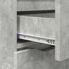 vidaXL Dressoir met lade Beton Grijs 100 x 30 x 65,6 Bewerkt hout