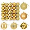 vidaXL Kerstballen set 50 st Goud 8 cm Polystyreen
