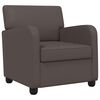 vidaXL Fauteuil Glanzend Bruin Kunstleer