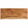 vidaXL Tafelblad rechthoekig natuurlijke rand 100x40x2,5 cm acaciahout