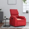 vidaXL Fauteuil verstelbaar kunstleer rood