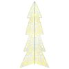 vidaXL Kerstboom met 100 LED Warmwit 120 cm Acryl