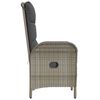 vidaXL Tuinstoelen 2 st poly rattan grijs