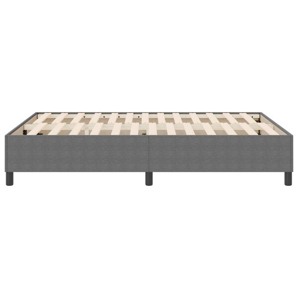 vidaXL Platform bedframe Lichtgrijs 160 x 200 cm Stof