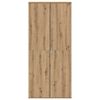 vidaXL Highboard artisanaal eikenkleurig 80 x 39 x 178 cm Bewerkt hout