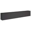 vidaXL Plantenbak Zwart 360 x 40 x 60 cm Koudgewalst staal