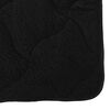 vidaXL Zomer Dekbed Zwart 140 x 200 cm Microfiber en Teddy fleece