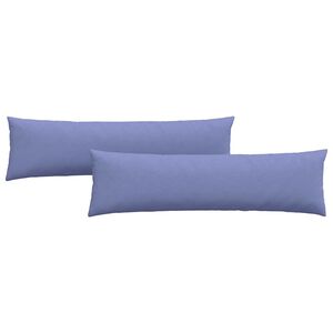 vidaXL Sofa Kussens 2 pcs Jeans Blauw 145 x 40 cm Stof
