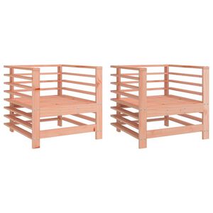 vidaXL Tuinstoelen 2 st massief douglashout