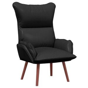 vidaXL Fauteuil Zwart 69 x 74 x 93 cm Kunstleer
