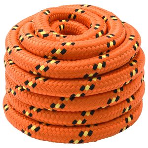 vidaXL Boottouw 3 mm 5 m Oranje PP