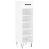 vidaXL Schoenenkast 30x35x105 cm bewerkt hout wit