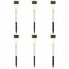 vidaXL Buitenzonne-lampen met grondpin 6 st Warmwit 29,5 cm