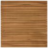 vidaXL Tafelblad 70 x 70 x 3,5 cm Vierkant Massief Teakhout Naturel