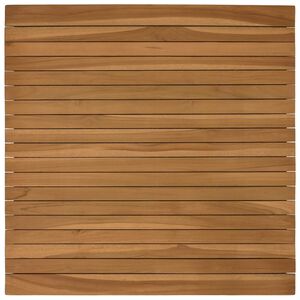 vidaXL Tafelblad 70 x 70 x 3,5 cm Vierkant Massief Teakhout Naturel