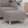 vidaXL Voetenbank 60x50x41 cm stof taupe