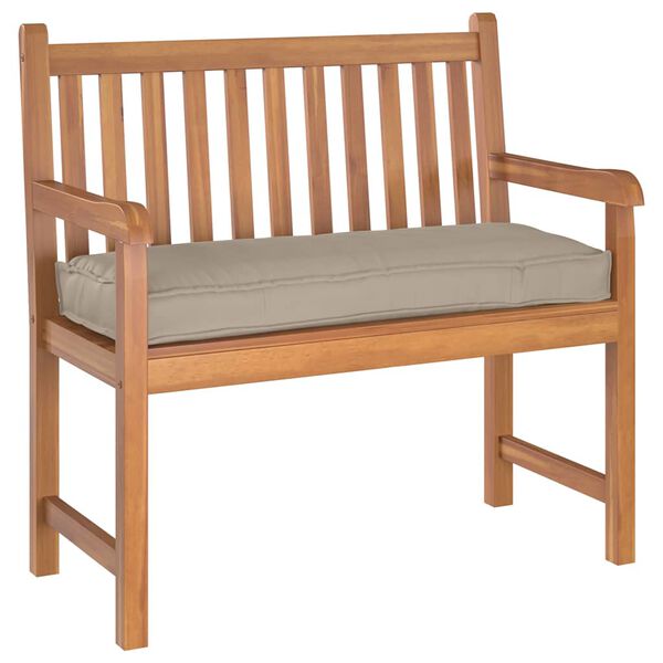 vidaXL Kussen Taupe 100 x 40 x 8 cm Oxford Stof