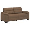 vidaXL 2-zitsbank bruin 180x81x84 cm stof