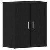 vidaXL Schoenenkast 60 x 35 x 70 cm Bewerkt hout Zwart eiken