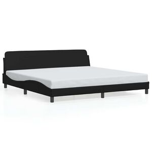 vidaXL Bedframe "Dover" kunstleer zwart 193x203 cm