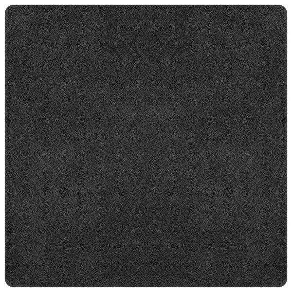 vidaXL Antislip Shaggy Tapijt Donkergrijs 200 x 200 cm PP