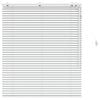 vidaXL Jaloezie Wit 105 x 130 cm 35 mm Massief Paulowniahout