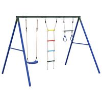 vidaXL Schommelset met schommels, trapeze en ladder