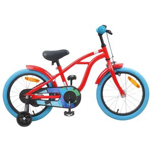 vidaXL Kinderfiets 16 Inch voor 4-6 jaar oud Rood