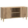 vidaXL TV-kast 102 x 34,5 x 50 cm Artisanaal eiken Bewerkt hout