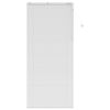 vidaXL Jaloezie Wit 100 x 250 cm 35 mm Massief Paulowniahout