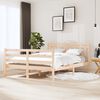 vidaXL Bedframe massief hout 135x190 cm