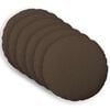 vidaXL Plaid kussen 6 st HEERLEN Taupe &Oslash; 30 cm Stof