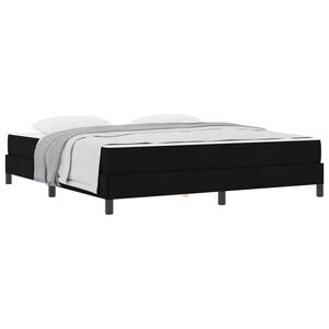 vidaXL Boxspringbed met matras Zwart 180 x 200 cm Stof