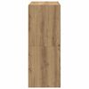 vidaXL Kasten met 2 lades 2st 60x31x40cm bewerkt hout artisanaal eiken