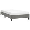 vidaXL Bedframe zonder matras 80x200 cm stof donkergrijs