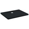 vidaXL Douche Basis Tray met Dots 90 x 70 x 4 cm ABS Zwart