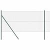 vidaXL Buiten Kettinglink Omheining Grondbevestiging 10 x 1,2 m Groen