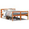 vidaXL Bed Frame 2 st Wasbruin 135 x 190 cm Solid pine wood, Plywood