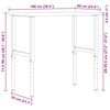 vidaXL Werkbank 100x60x(71,5-98) cm eikenhout lichtbruin